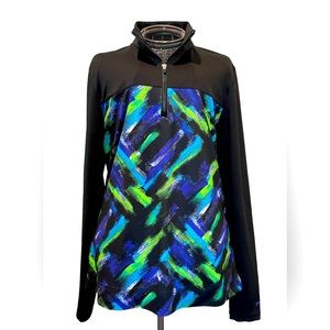 Slightly worn Slazenger Women's UV 1/4 Zip Golf Pullover.